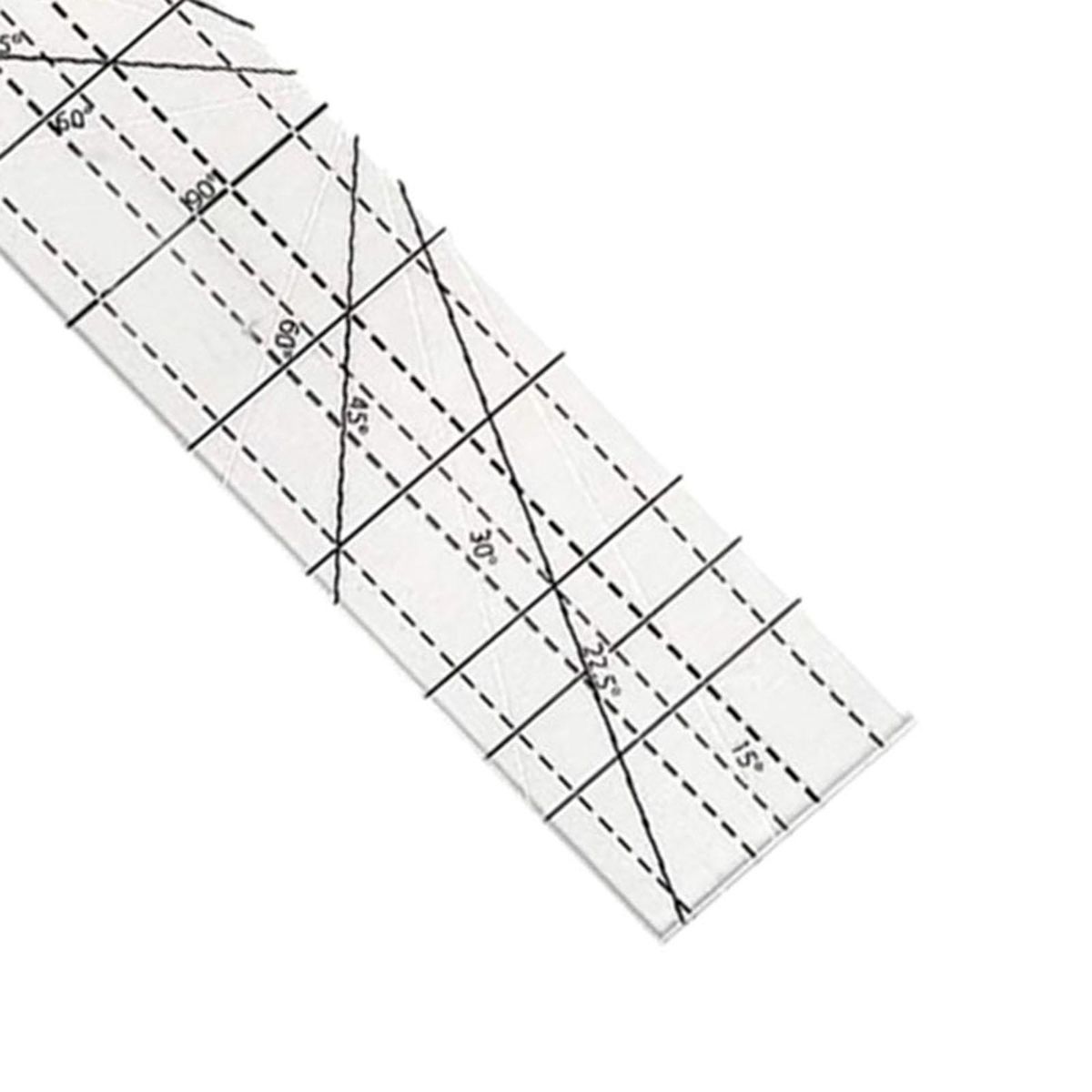 Multi-Sizes Quilting Ruler 25.5x5cm Patchwork Acrylic For Quilting