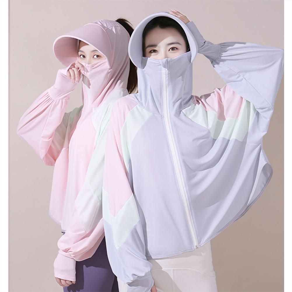 New Arrival Women Sunscreen Hat Ice Silk Clothing Summer Big Edge Outdoor Shirt Short Coat Uv Protection Boy Hat Sun Hat
