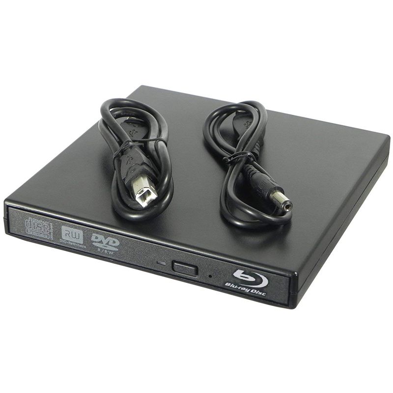 Bluray Player External USB 2.0 DVD Drive Blu-ray 3D 25G 50G BD-R BD-ROM CD/DVD RW Burner Writer Recorder For Laptop Computer PC