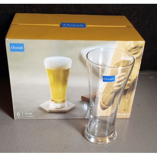 Beer Glass Cup 6pcs