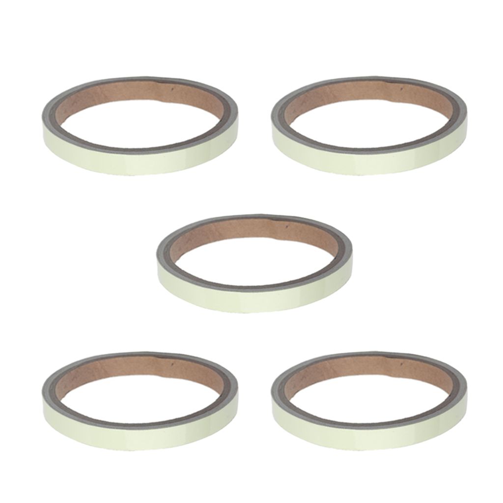 5 Rolls Of Glow In The Dark Self-adhesive Tape