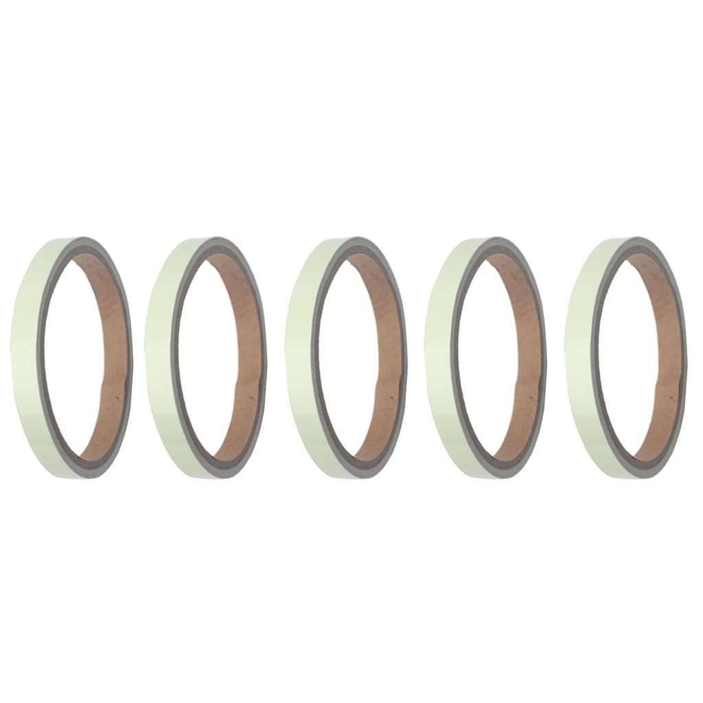 5 Rolls Of Glow In The Dark Self-adhesive Tape