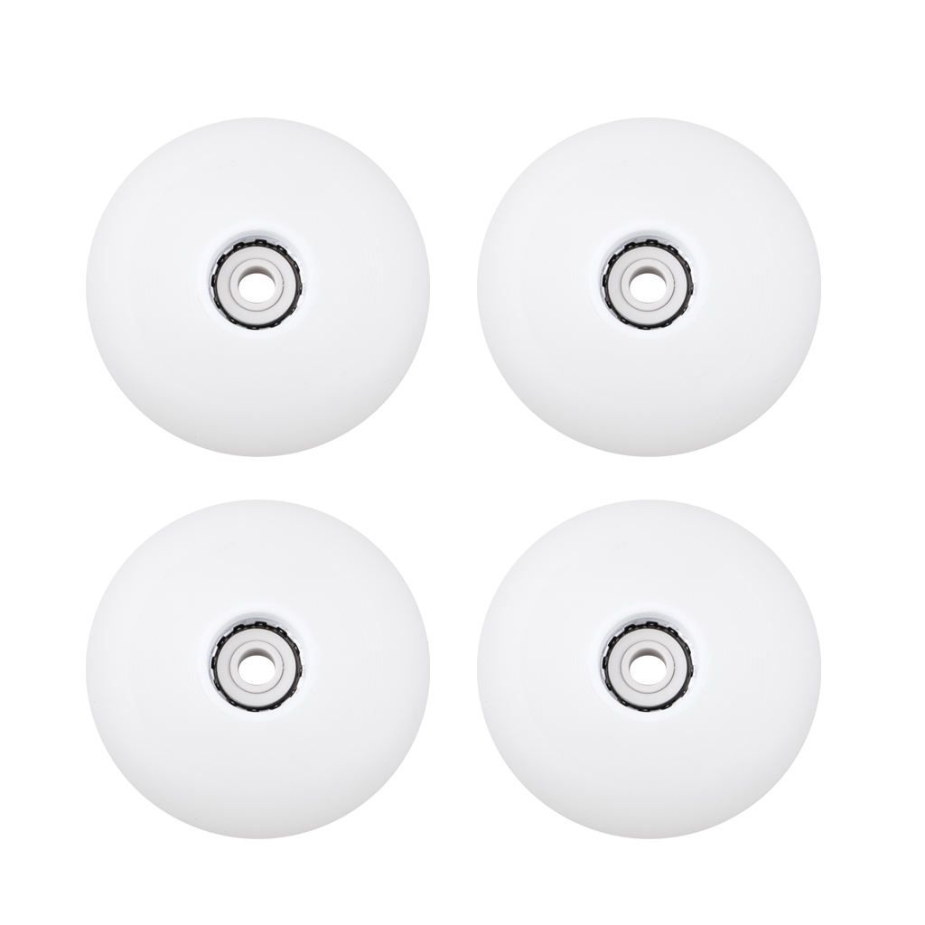 4pcs PU  Skates Wheels For Roller Inline 76mm Pink