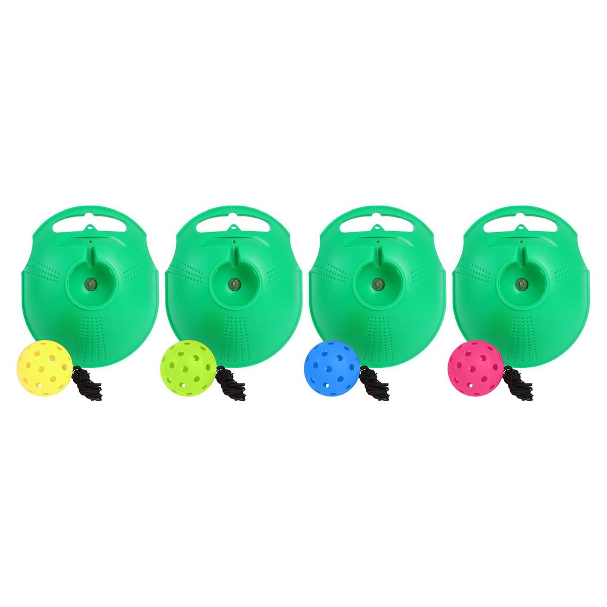Pickleball Trainer  Ball With String Solo Yellow