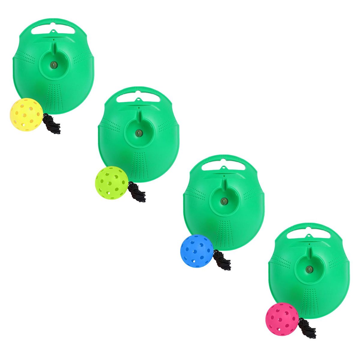 Pickleball Trainer  Ball With String Solo Yellow
