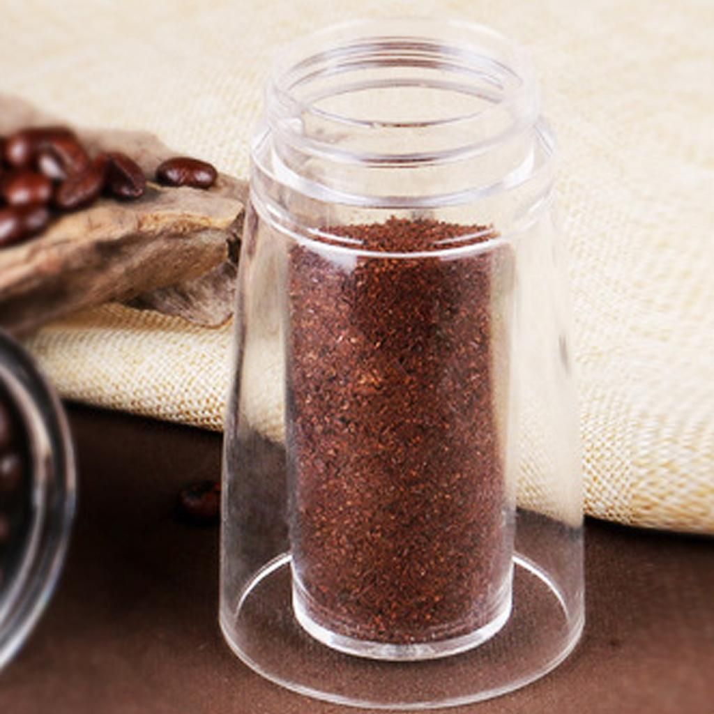 Hand-Ground Coffee Mill, Manual Coffee Grinder, Stainless Steel &