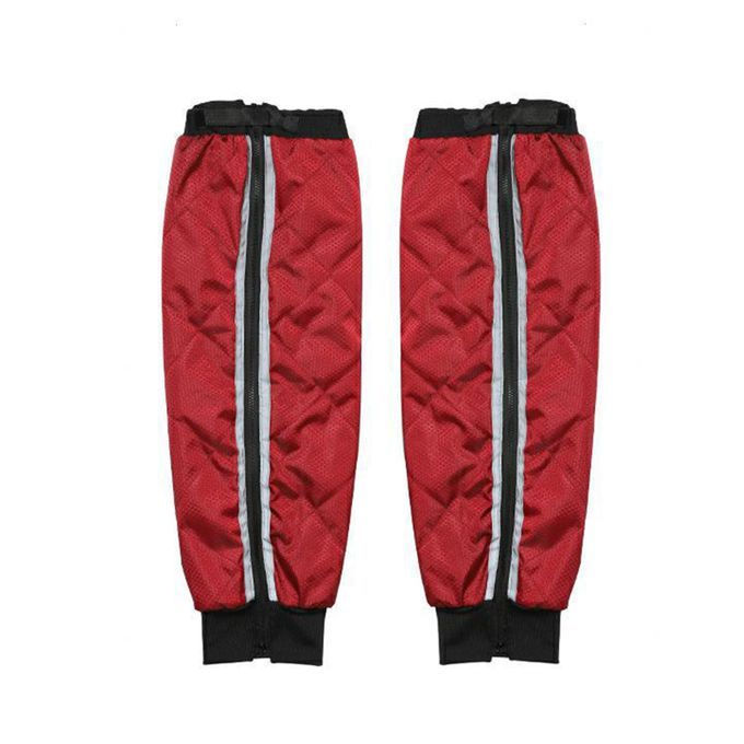 Winter Men Women Motorcycle Riding Windproof Warm Knee-Red
