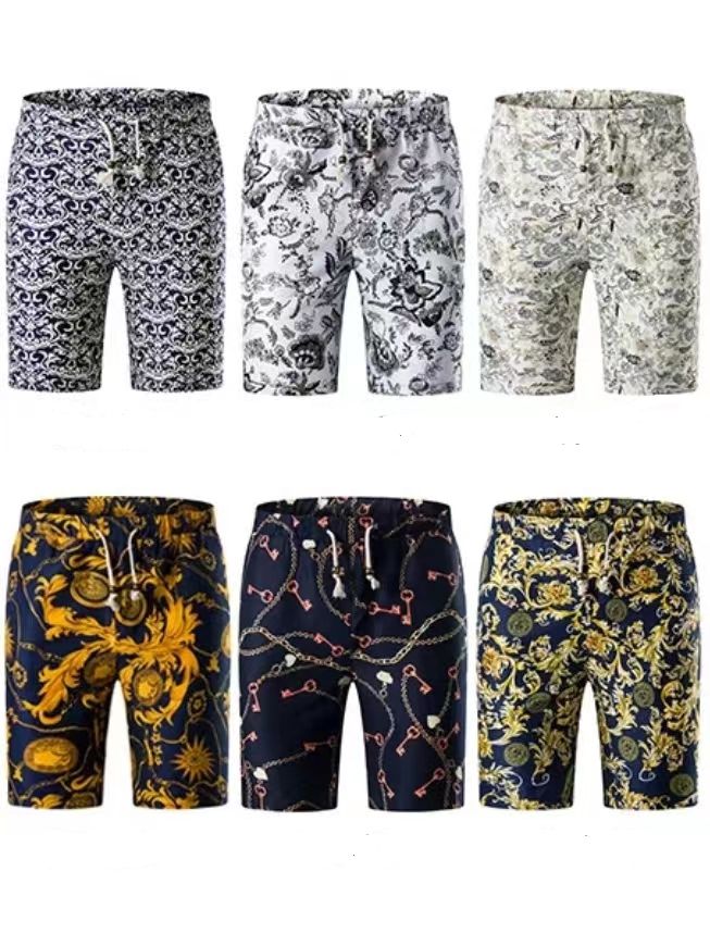 {MijaGrace} Men's Casual Floral Shirt & Shorts Set - Orange