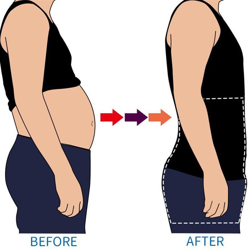 Mens Body Shaper Compression Shorts Waist Trainer Tummy Control Slimming Shapewear Modeling Girdle Anti Chafing Boxer Underwear-