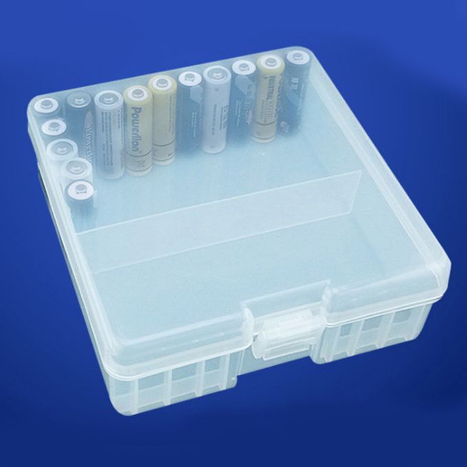 Battery Storage Case Holder Box Hard Plastic Rechargeable For 100 X AA
