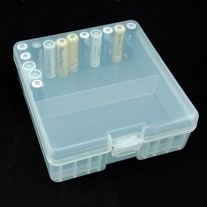 Battery Storage Case Holder Box Hard Plastic Rechargeable For 100 X AA