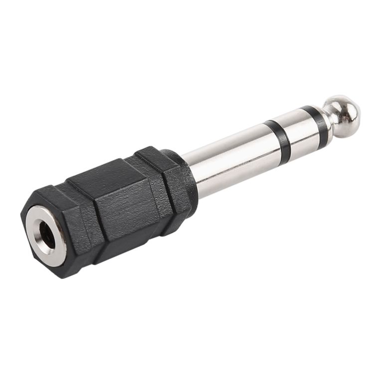 6.35mm Male To 3.5mm Stereo Jack Adaptor Socket Adapter