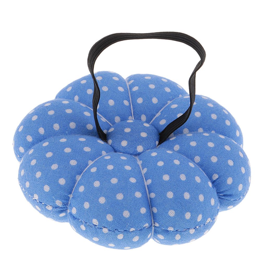 Pumpkin Wrist Wearable  Cushion For DIY Sewing Crafts Blue