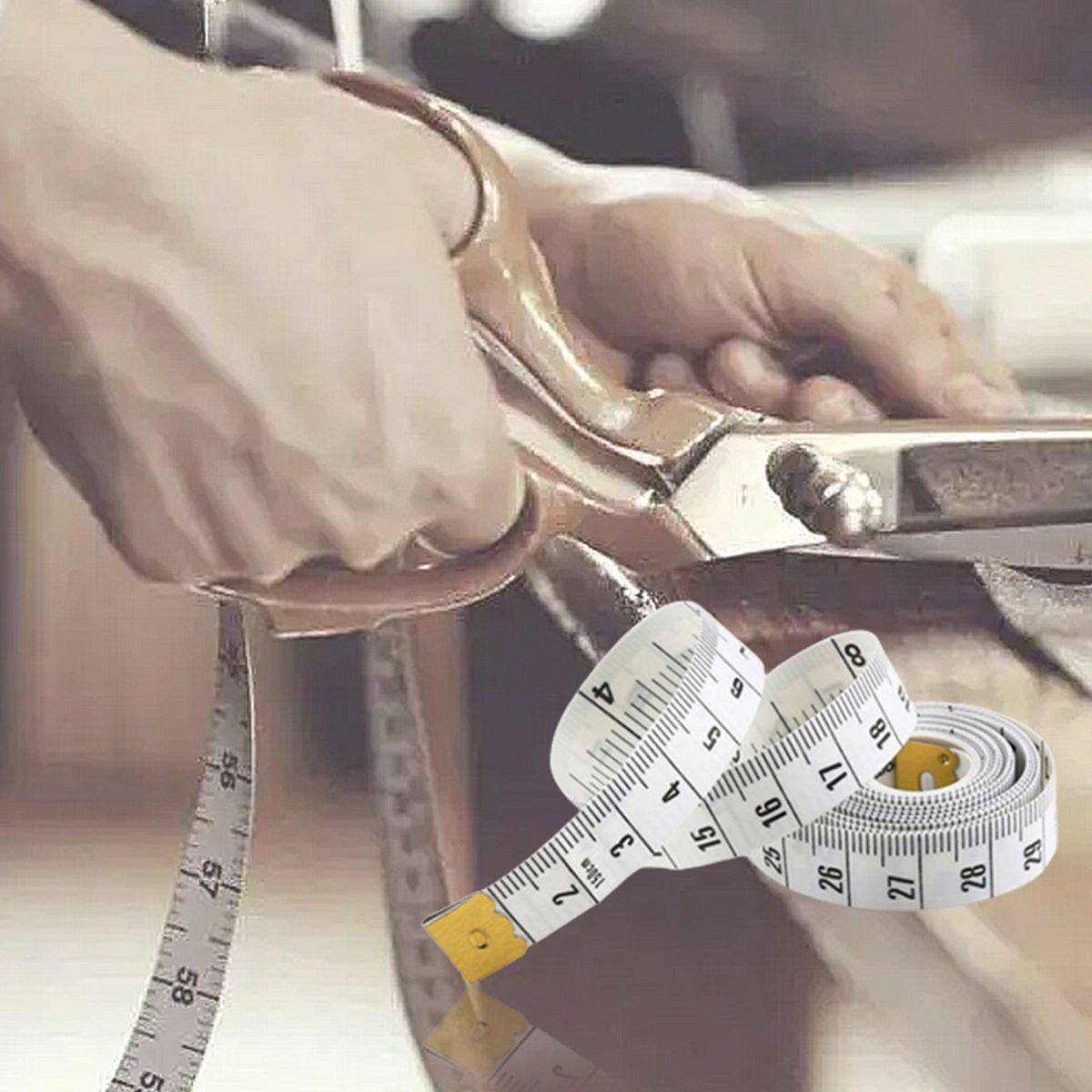 Body Measuring Tape Soft Sewing Tape Body Measurement Tool White