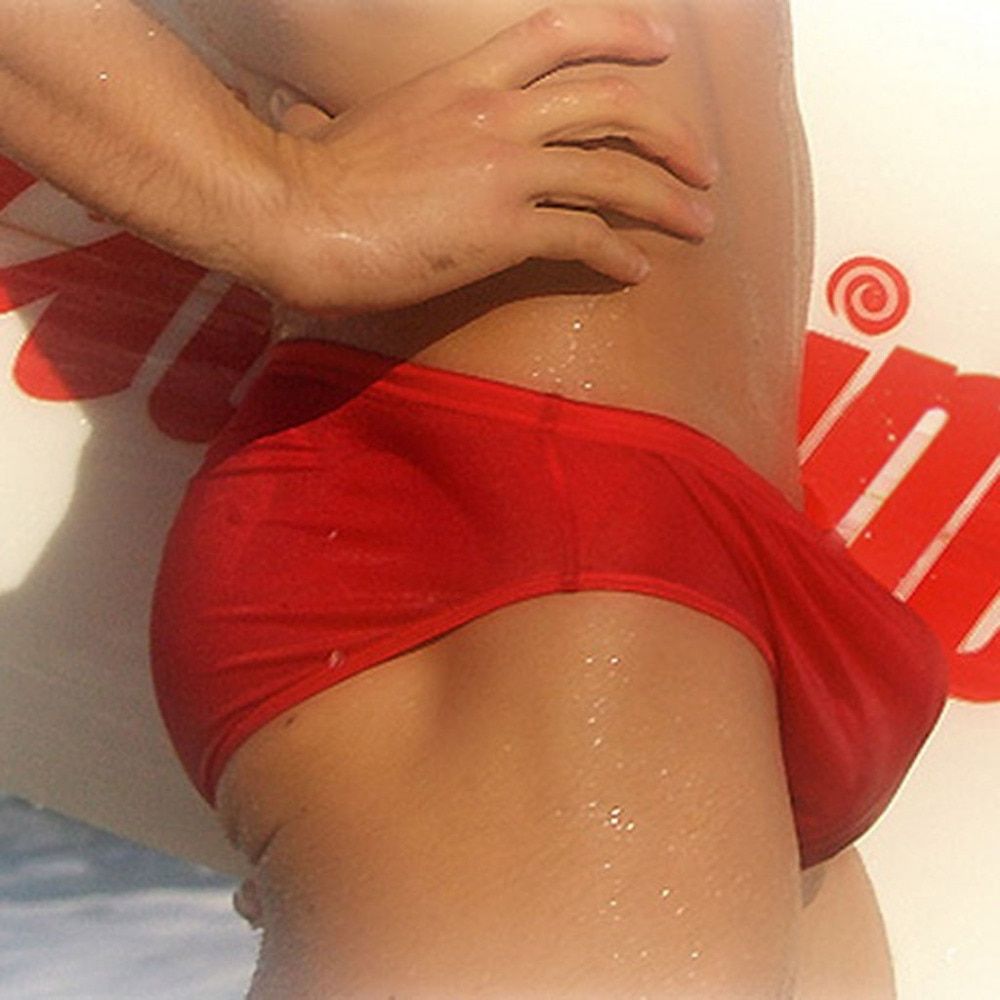 Swimming Trunks  Mens Swim Briefs Translucent Sexy  Swimwear