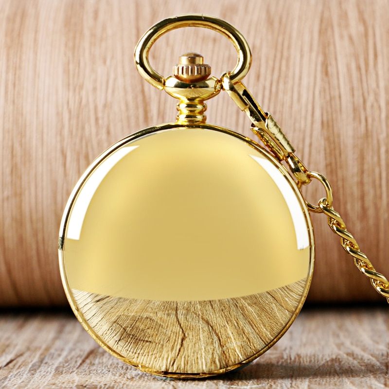 Navidad Christmas Gift Smooth Mechanical Pocket Watch Full