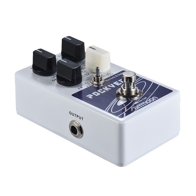 Ammoon POCKVERB Reverb & Delay Guitar Effect Pedal 7 Reverb