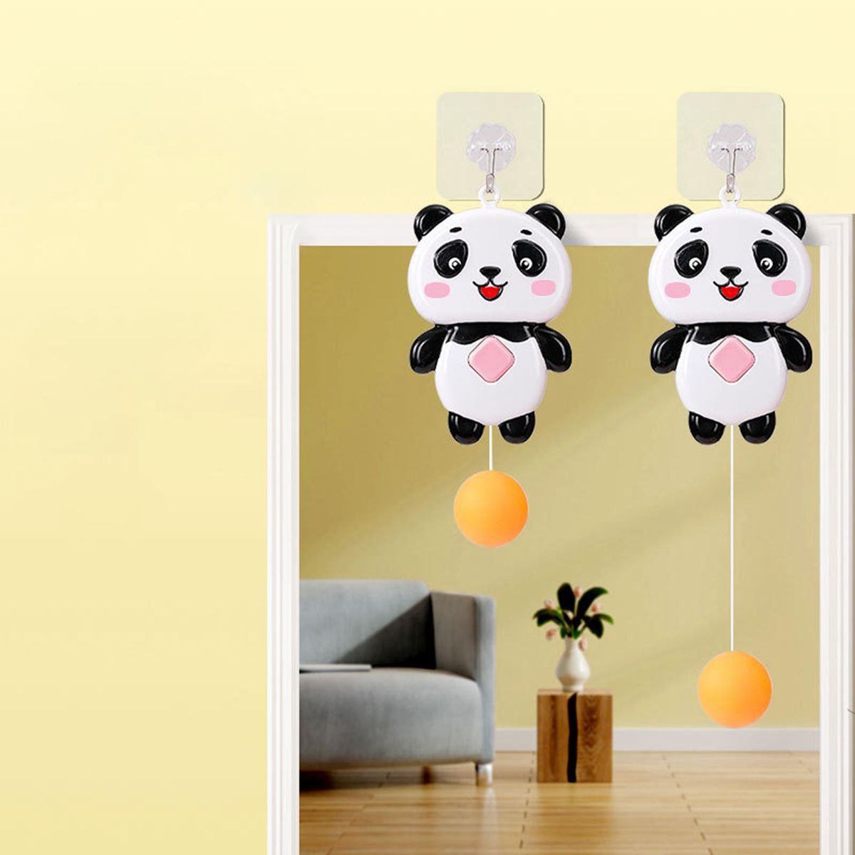 Hanging Pingpong Balls Adjustable Height Portable Table