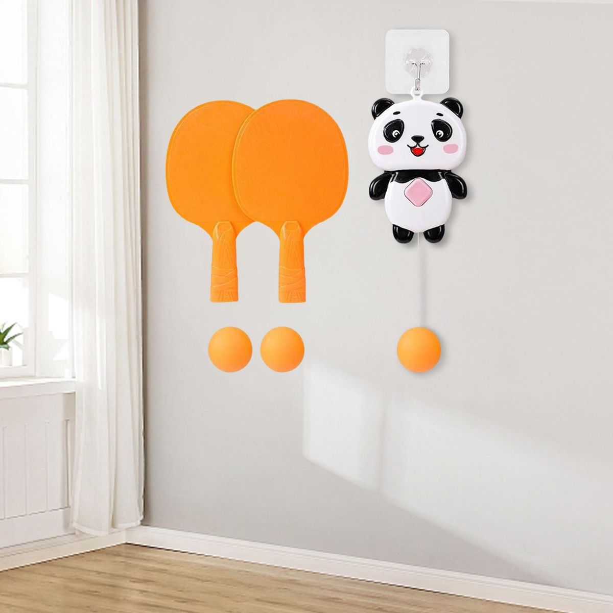 Hanging Pingpong Balls Adjustable Height Portable Table