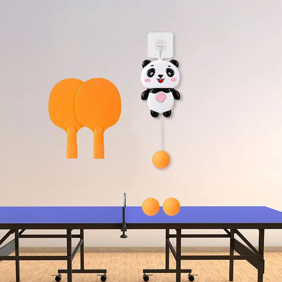 Hanging Pingpong Balls Adjustable Height Portable Table