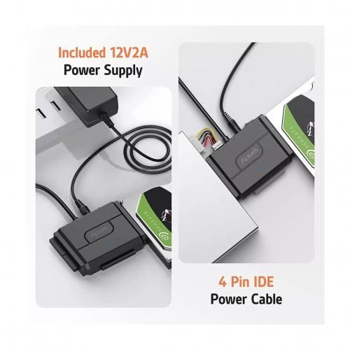 SATA To USB IDE Adapter USB 3.0 Sata 2.5/3.5/5.25 Inch HDD SSD Hard Disk Drive Data Transfer Converter SATA Adapter Cable