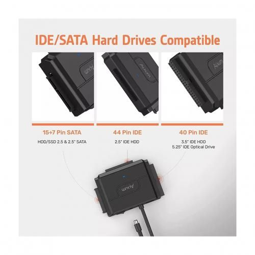SATA To USB IDE Adapter USB 3.0 Sata 2.5/3.5/5.25 Inch HDD SSD Hard Disk Drive Data Transfer Converter SATA Adapter Cable