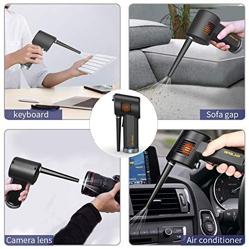Compressed Air Duster New Generation Canned Air 33000 RPM El