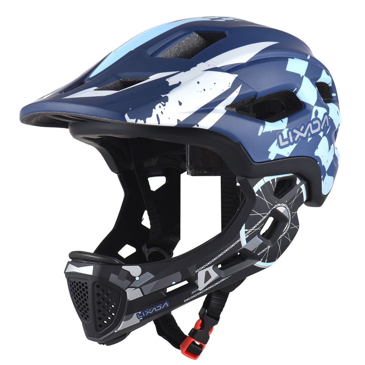 Kids Cycling Helmet Detachable Full Face Helmet Adjustable