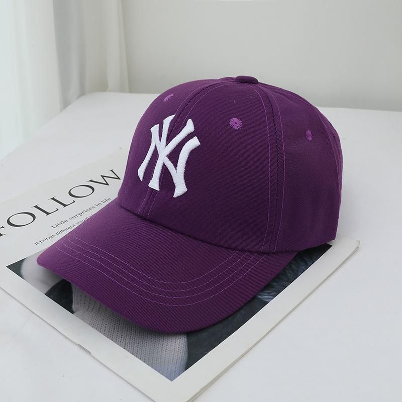 Adorable Base Ball Face Cap For All Genders Purple