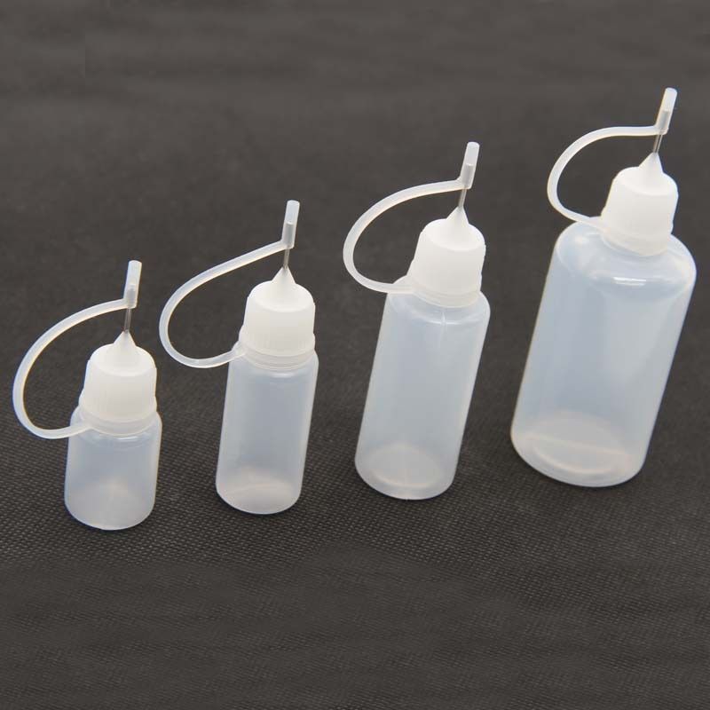 5pcs 5/10/20/50ml Oil Bottle Empty Plastic Squeeze Liquid