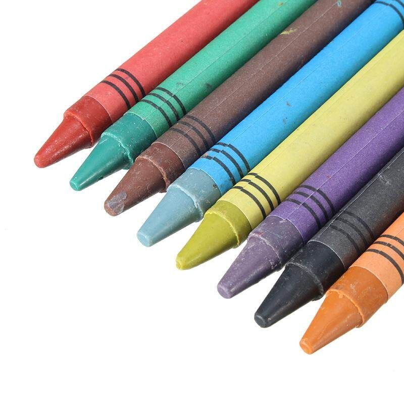 8+8 Crayons And Watercolor Paint Set