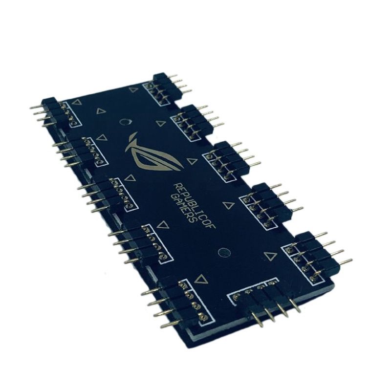10 Way RGB Hub Computer Motherboard RGB Fan Expansion Line