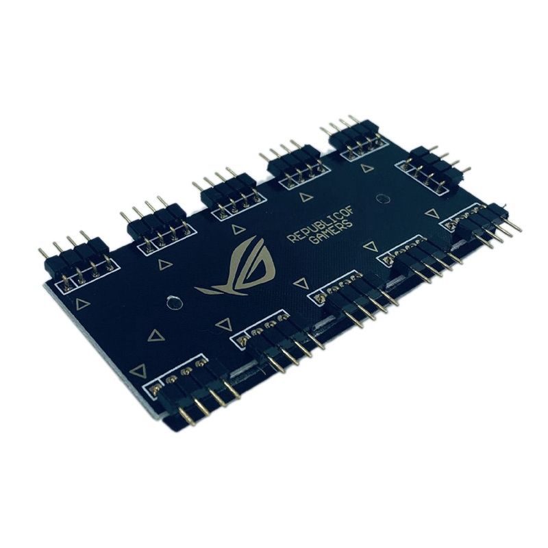 10 Way RGB Hub Computer Motherboard RGB Fan Expansion Line