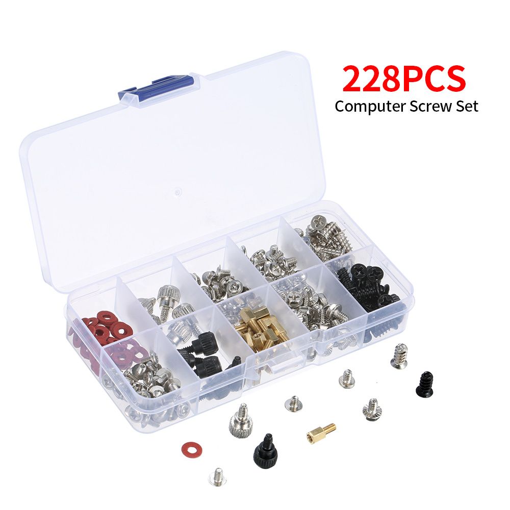 228PCS Basic Computer Screw Kit Desktop Computer