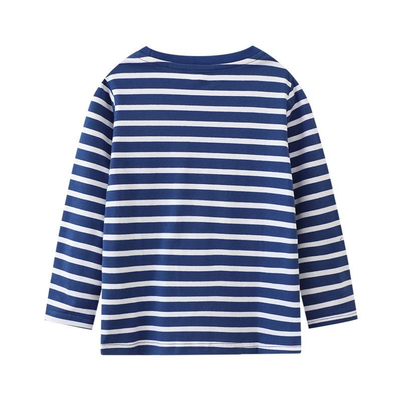 Boys Sweatshirt Long Sleeve T-Shirt Base Layer Blue