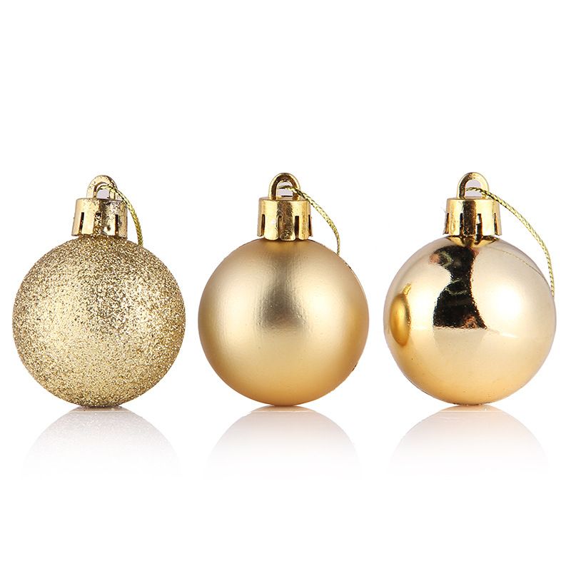 Creative Bright Reflective Ball Christmas Tree-gold