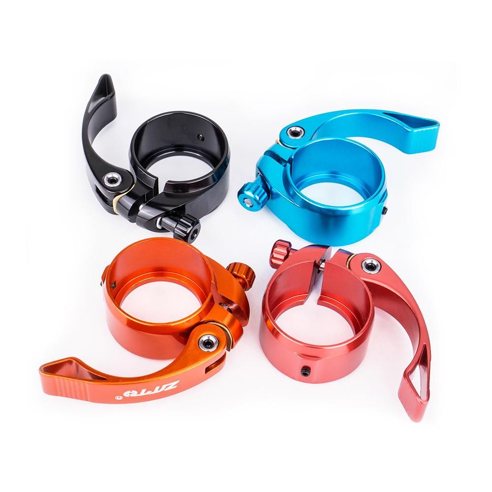 ZTTO Seats Post Clip Folding Bicycle Seatpost Clamp Aluminum Alloy Seats Post Bike Seats Tube Clamp Folding Bike Accessories