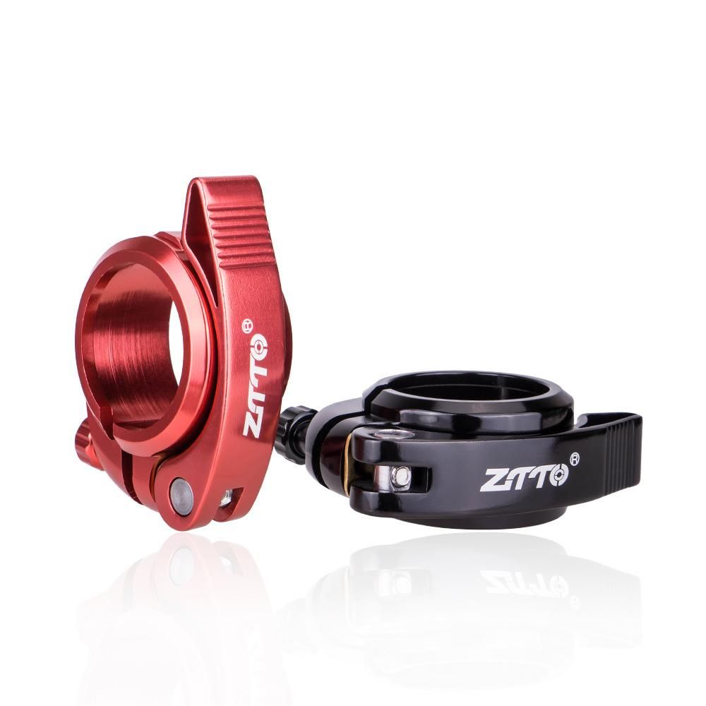 ZTTO Seats Post Clip Folding Bicycle Seatpost Clamp Aluminum Alloy Seats Post Bike Seats Tube Clamp Folding Bike Accessories