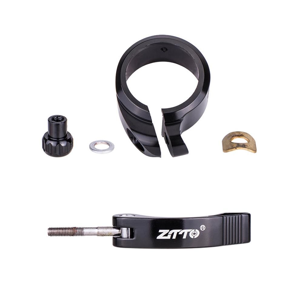 ZTTO Seats Post Clip Folding Bicycle Seatpost Clamp Aluminum Alloy Seats Post Bike Seats Tube Clamp Folding Bike Accessories