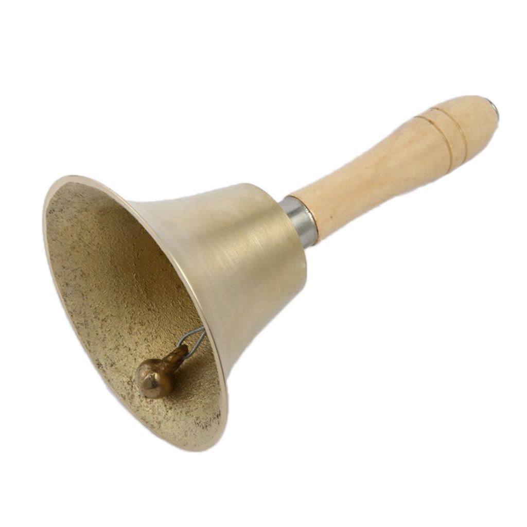 Two Hand Held Service School Butler Dinner Call Bells Musical