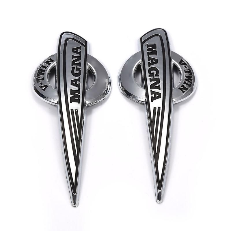 1 Pair 3D Motorcycle Gas Tank Emblem Sticker Badge Decal