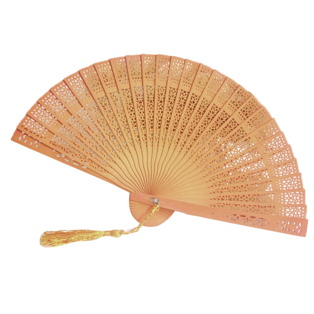 Bamboo Fragrant Style Party Chinese For Wedding Parties Carved #0523 2018 Wooden Fan Garden Hand Folding