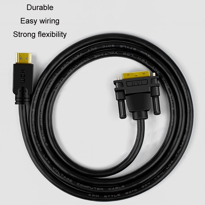 JINGHUA HDMI To DVI Transfer HD Cable 1m
