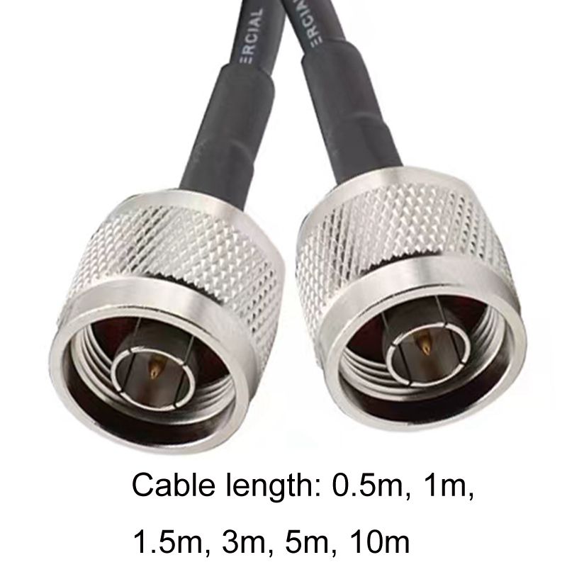 N Male To N Male RG58 Coaxial Cable, Cable Length:1m