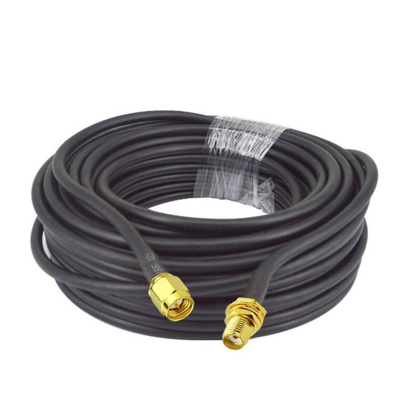 SMA Male To SMA Female RG58 Coaxial Cable, Cable Length:1.5m