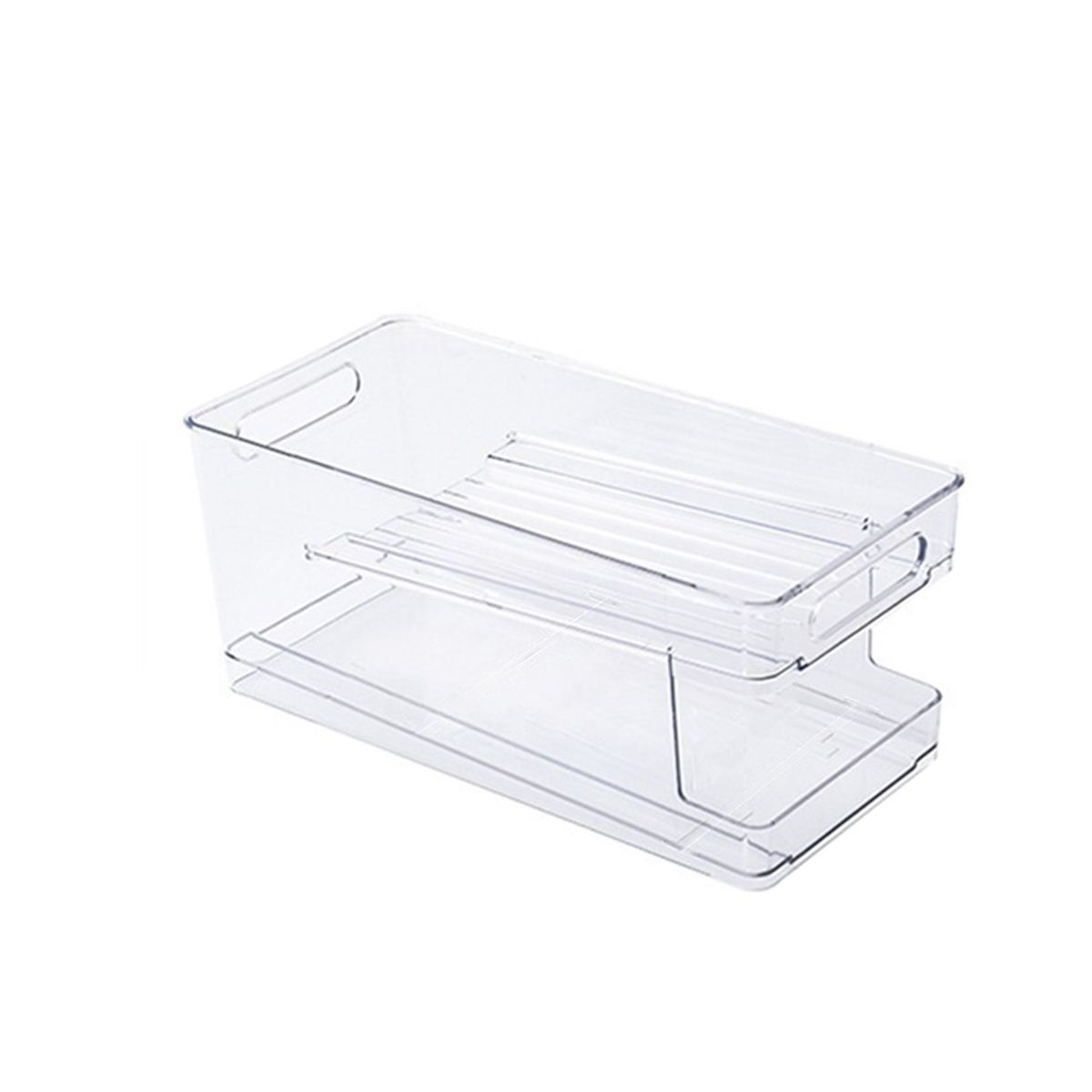 In-Fridge Clear Tall Bins - Stackable Kitchen &