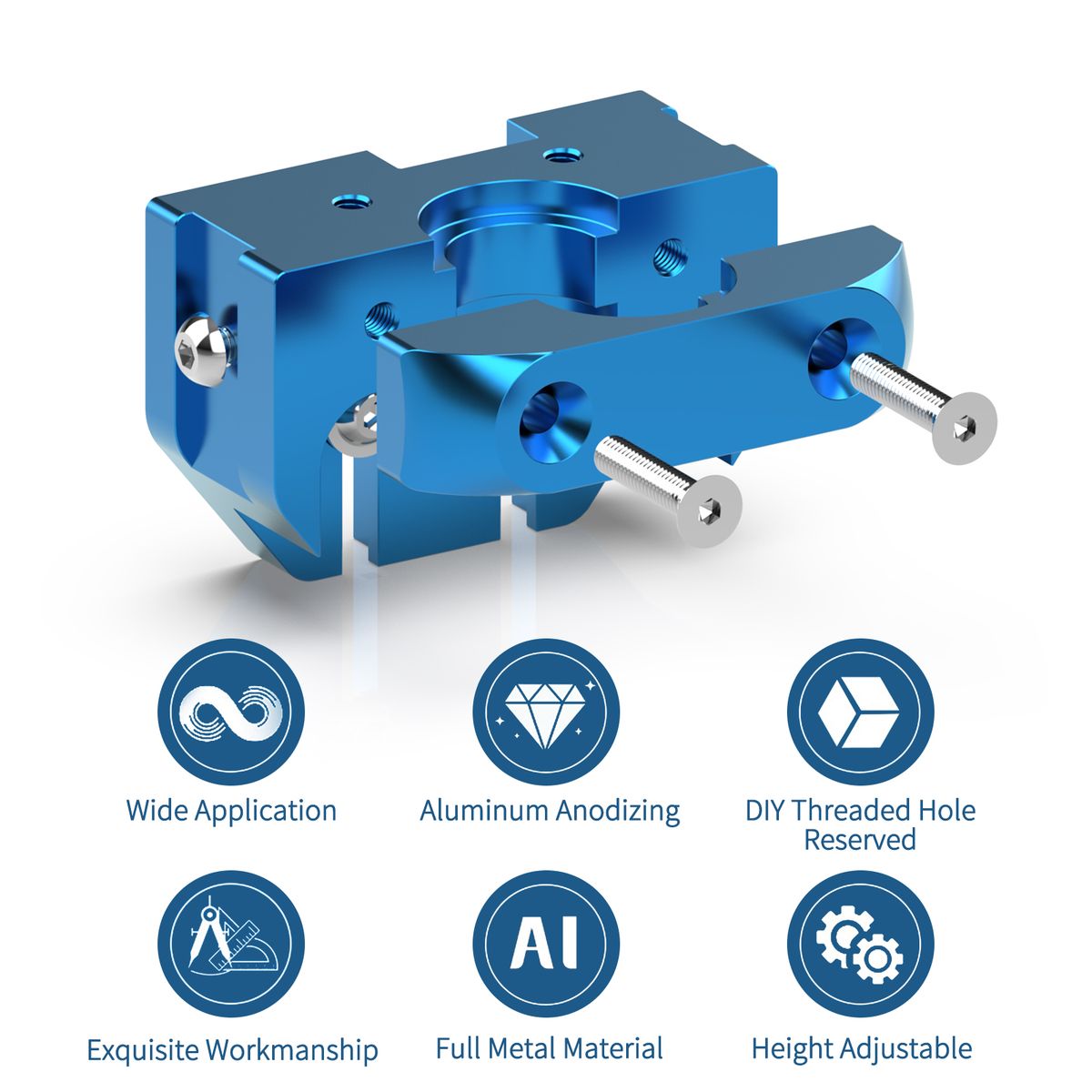 All Metal V6 And V6 Volcano Multi-Mount For Hotends For