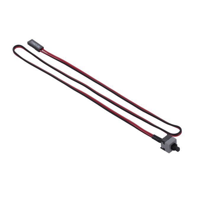 PC Cable 48cm 2 Pin SW Cable On/Off/Reset Push Button ATX
