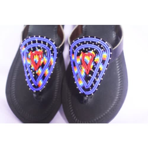 Beaded Slippers - Multicolor