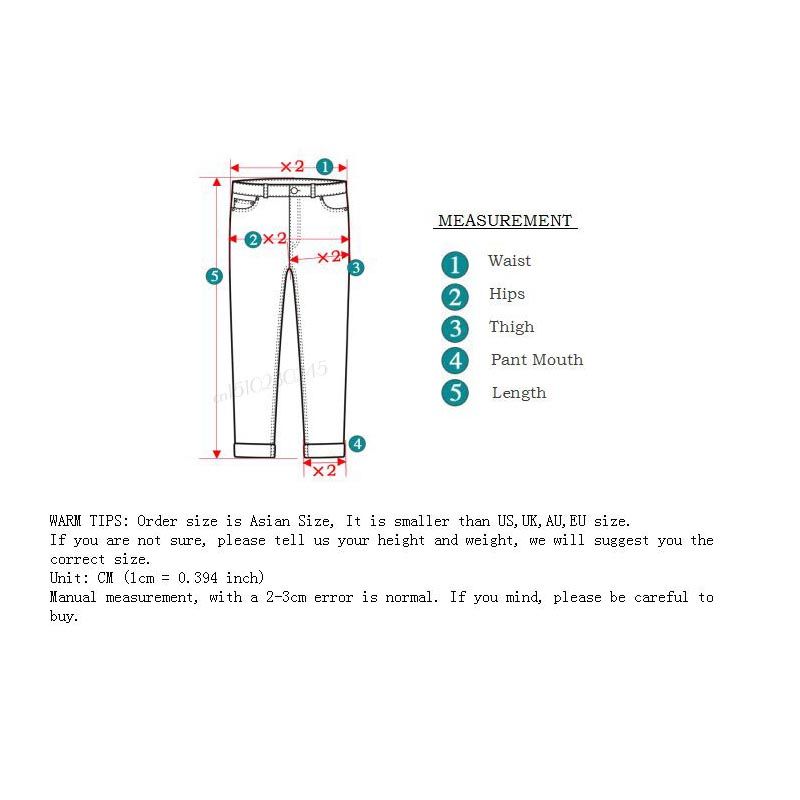 Men's Classic Black Jeans Slim Fit Denim Jean Trousers